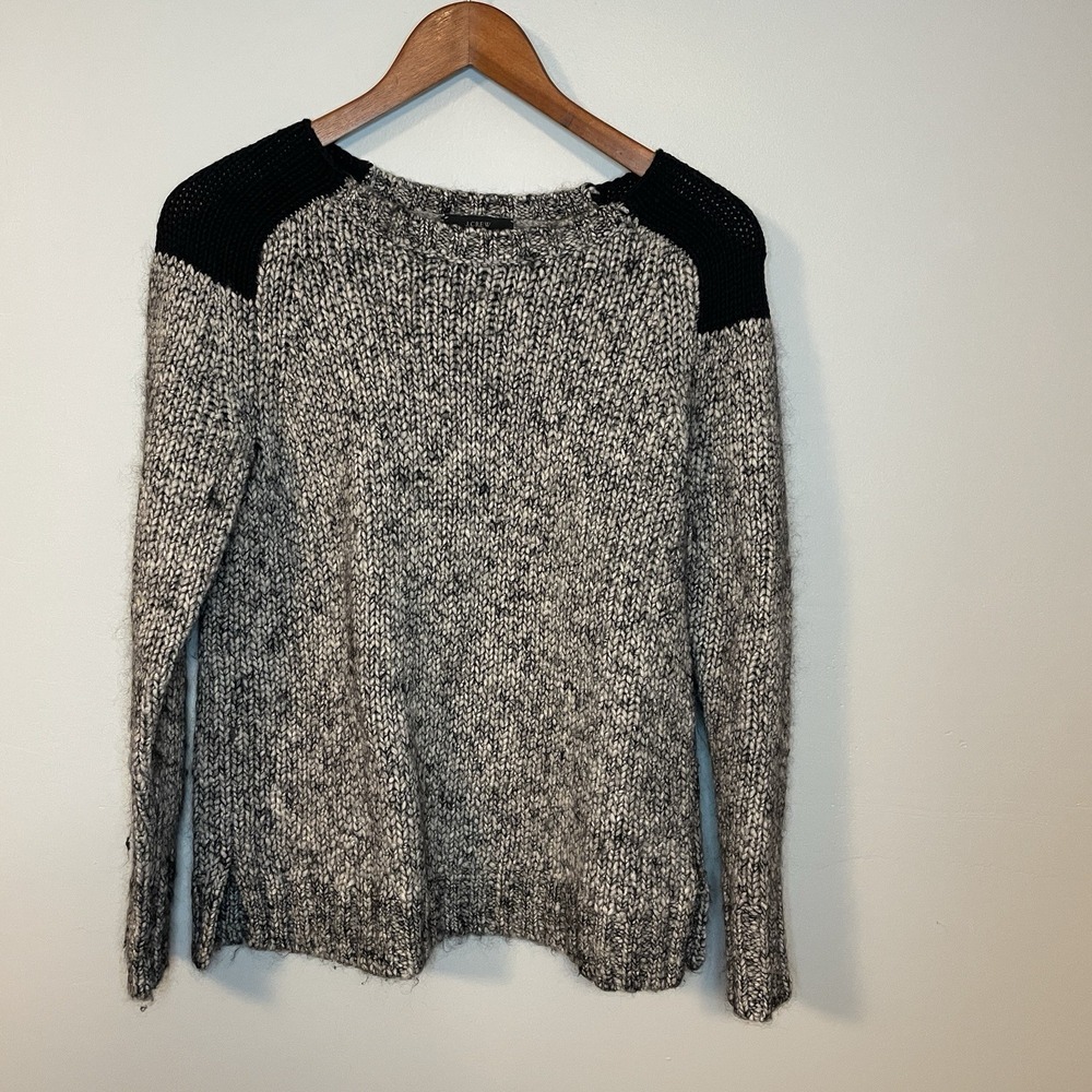 J. Crew Mohair Wool Blend Marked Sweater Woman Size XS